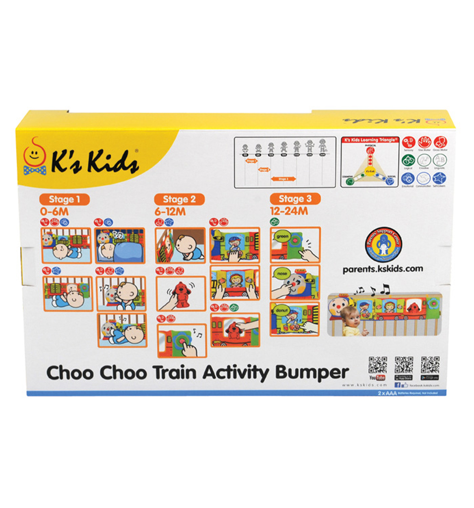 K's Kids didaktička igračka Choo Choo Train Activity Bumper